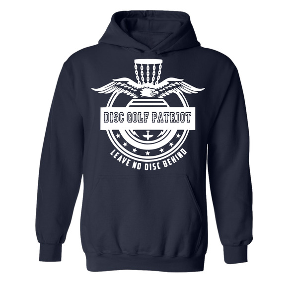 Disc Golf Hoodie Discgolf PATRIOT Discgolfer Discgolfing Sweatshirt - Picture 9 of 10